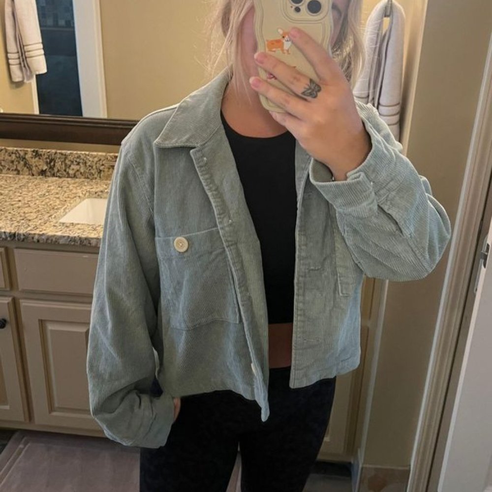 Amuse Society Corduroy Cropped Jacket